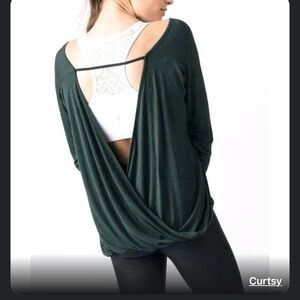 Zyia Namaste Open Back work out top.